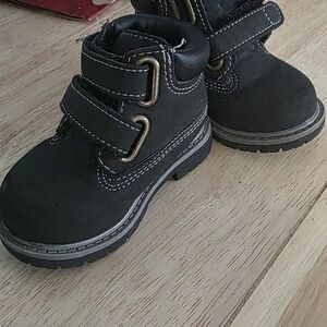 Wonder Nation Black Kids Boots